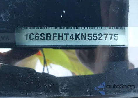 2019 Ram 1500 Limited z USA, uszkodzony, nr VIN 1C6SRFHT4KN552775